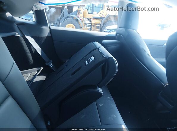 7SAYGDEE1PA124123 2023 TESLA MODEL Y White Widok naklejki z numerem VIN