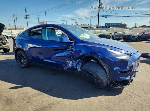 7SAYGDEE1PA124414 2023 TESLA MODEL Blue Առջևի աջ