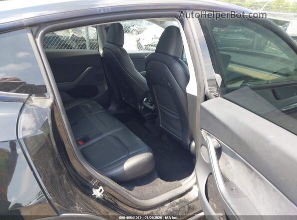 7SAYGDEE1PA183186 2023 TESLA MODEL Y Black Vista de la etiqueta del VIN