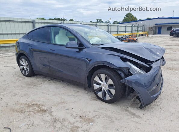7SAYGDEE1PA195340 2023 TESLA MODEL Blue Передня права чверть