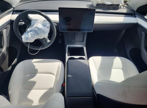 7SAYGDEE1PA195340 2023 TESLA MODEL Blue Вид панелі приладів