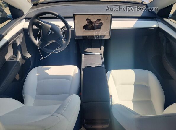 7SAYGDEE1PF594865 2023 TESLA MODEL Gray წინა პანელის ხედი
