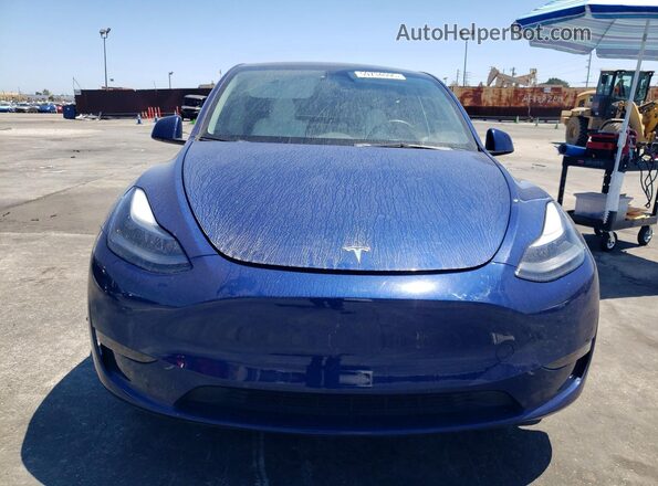 7SAYGDEE1PF854911 2023 TESLA MODEL Blue Вид спереду