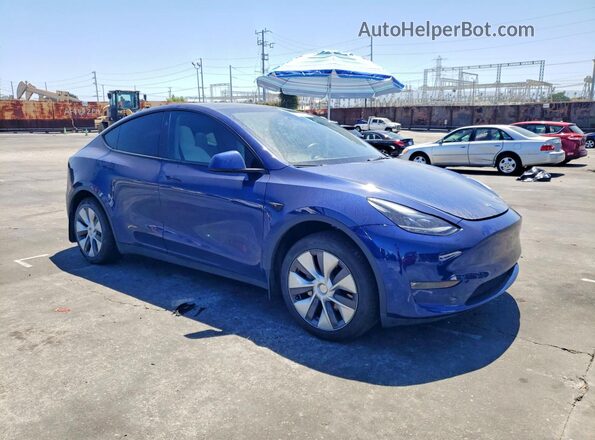 7SAYGDEE1PF854911 2023 TESLA MODEL Blue Передня права чверть