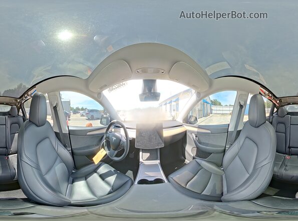 7SAYGDEE1RA215900 2024 TESLA MODEL Black სალონის 360-გრადუსიანი ხედი