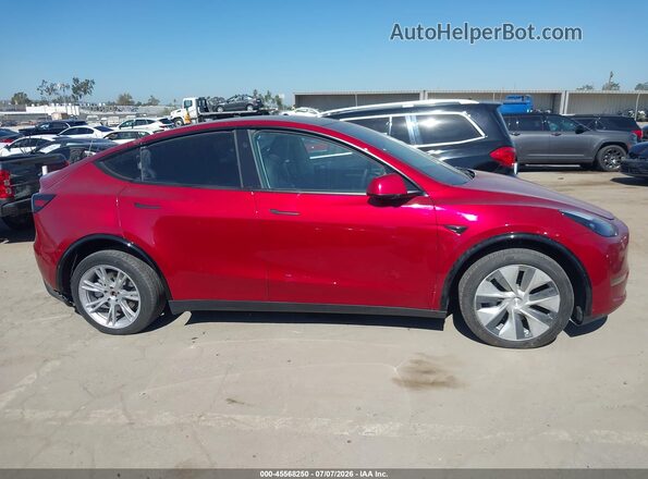 7SAYGDEE1RA253434 2024 TESLA MODEL Y Red Вид щитка приладів