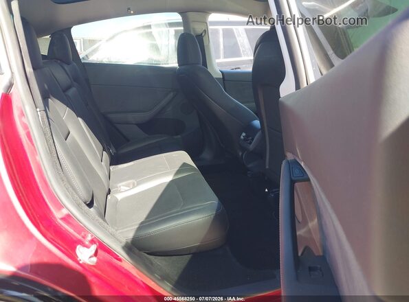 7SAYGDEE1RA253434 2024 TESLA MODEL Y Red Вид наклейки з VIN-кодом