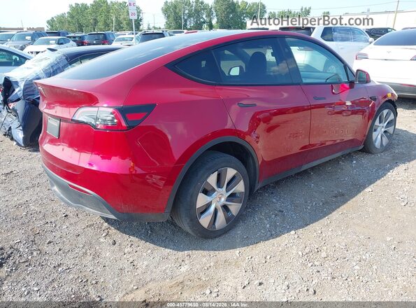 7SAYGDEE1RA257287 2024 TESLA MODEL Y Red Задня права чверть