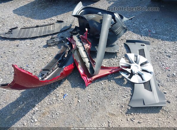 7SAYGDEE1RA257287 2024 TESLA MODEL Y Red Вид щитка приладів