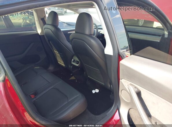 7SAYGDEE1RA257287 2024 TESLA MODEL Y Red Вид наклейки з VIN-кодом
