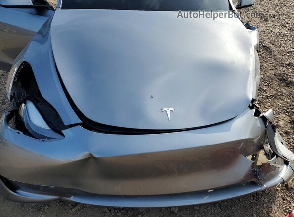 7SAYGDEE1RA301014 2024 TESLA MODEL Gray უკანა სალონის ხედი