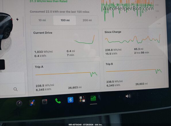 7SAYGDEE1RA329265 2024 TESLA MODEL Y Gray Vista de los asientos traseros