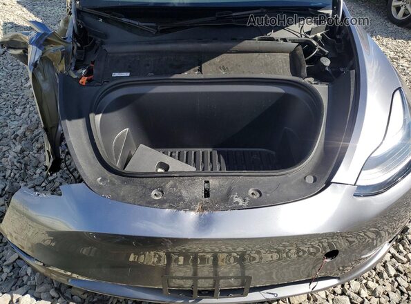 7SAYGDEE1SA346024 2025 TESLA MODEL Gray Вид підкапотного простору