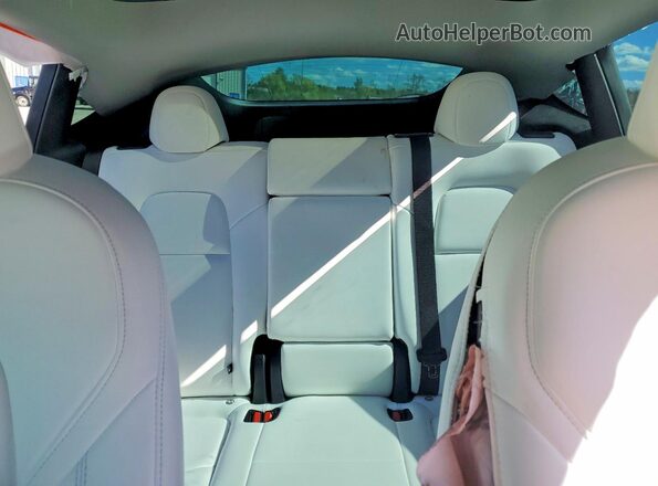 7SAYGDEE1SA346024 2025 TESLA MODEL Gray Вид задніх сидінь
