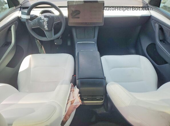 7SAYGDEE1SA346024 2025 TESLA MODEL Gray Вид панелі приладів