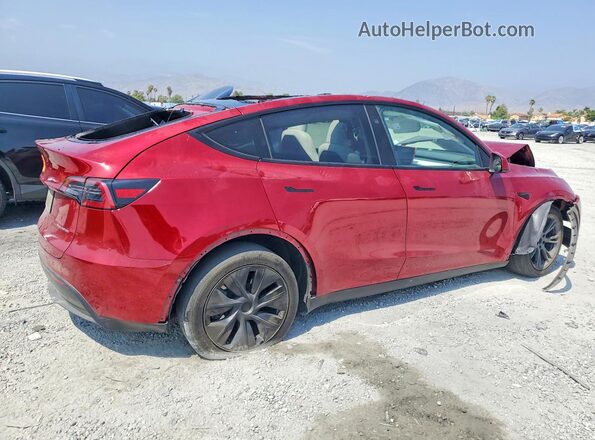 7SAYGDEE1SF301443 2025 TESLA MODEL Красный Задняя правая четверть
