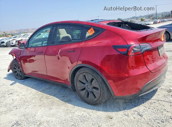 7SAYGDEE1SF301443 2025 TESLA MODEL Красный Задняя левая четверть