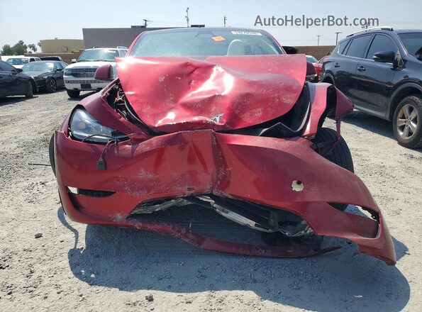 7SAYGDEE1SF301443 2025 TESLA MODEL Красный Вид спереди