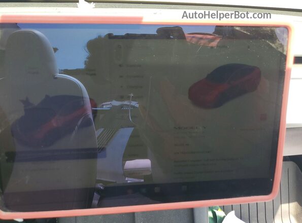 7SAYGDEE1SF301443 2025 TESLA MODEL Красный Вид щитка приборов