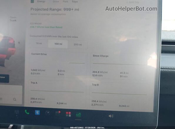 7SAYGDEE1TF345363 2026 TESLA MODEL Y Белый Вид задних сидений