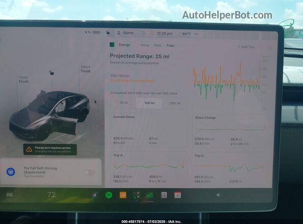 7SAYGDEE1TF444619 2026 TESLA MODEL Y Серый 