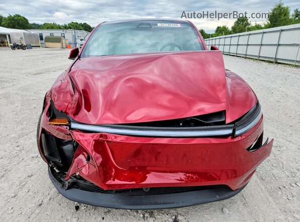 7SAYGDEE1TF607799 2026 TESLA MODEL Red Vista frontal