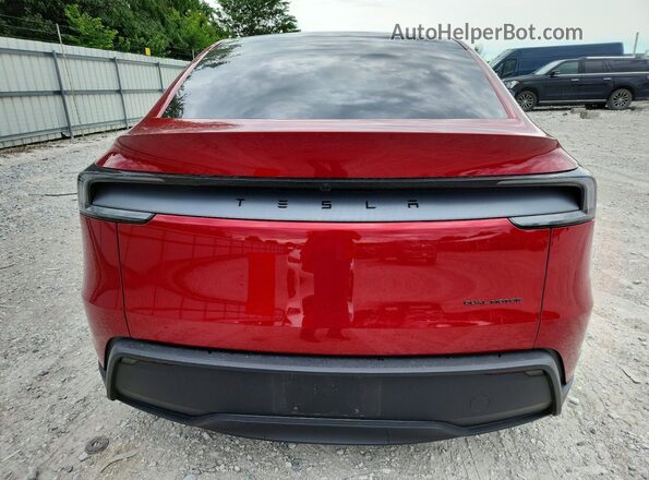 7SAYGDEE1TF607799 2026 TESLA MODEL Red Vista trasera
