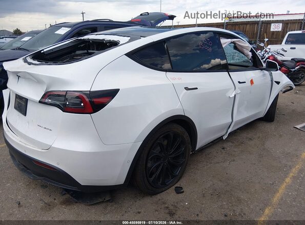 7SAYGDEE2NF331801 2022 TESLA MODEL Y Белый Задняя правая четверть