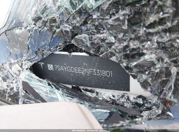 7SAYGDEE2NF331801 2022 TESLA MODEL Y Белый Вид подкапотного пространства