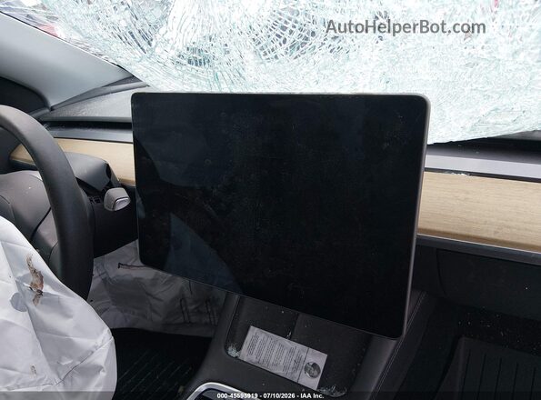 7SAYGDEE2NF331801 2022 TESLA MODEL Y Белый Вид задних сидений