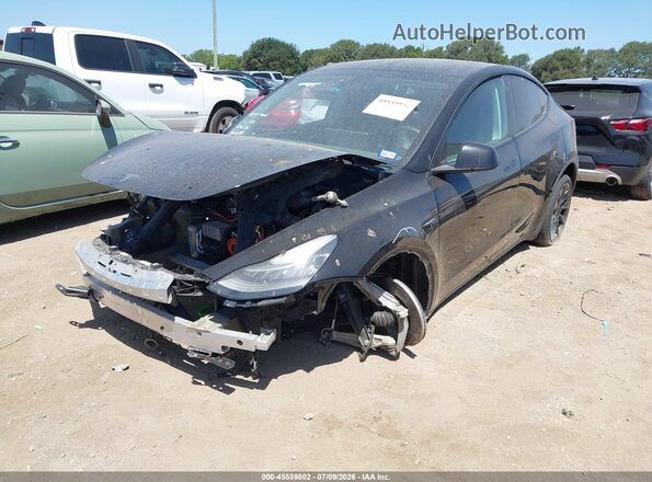7SAYGDEE2NF359405 2022 TESLA MODEL Y Black Przód lewy
