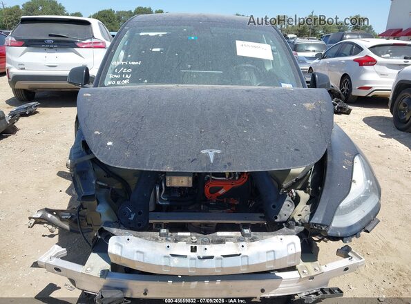 7SAYGDEE2NF359405 2022 TESLA MODEL Y Black Widok wnętrza z tyłu