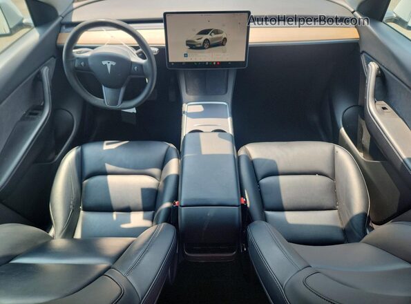 7SAYGDEE2NF365429 2022 TESLA MODEL White Вид панелі приладів