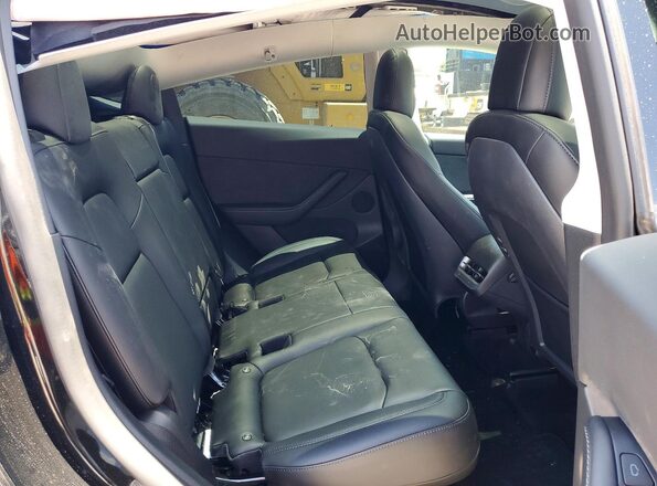 7SAYGDEE2NF445815 2022 TESLA MODEL Black Вид задніх сидінь