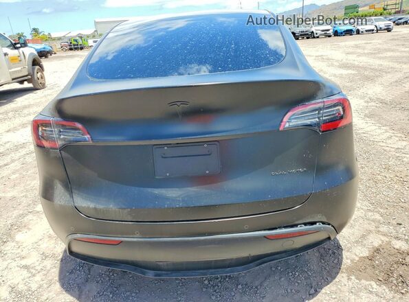 7SAYGDEE2NF445815 2022 TESLA MODEL Black Вид ззаду