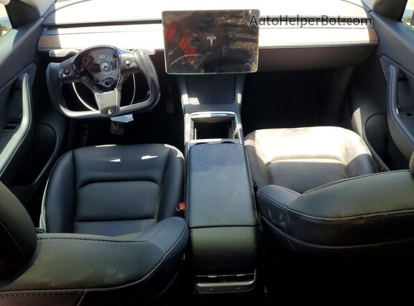 7SAYGDEE2NF445815 2022 TESLA MODEL Black Вид панелі приладів