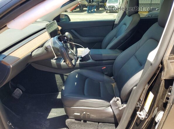 7SAYGDEE2NF445815 2022 TESLA MODEL Black Вид салону спереду