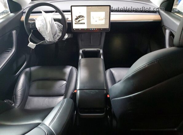 7SAYGDEE2NF489328 2022 TESLA MODEL White Вид панелі приладів