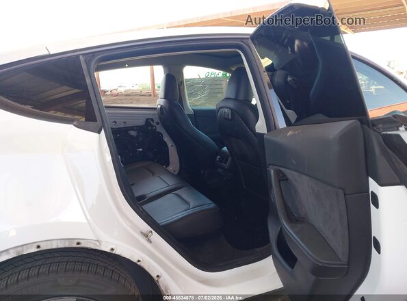 7SAYGDEE2PA093190 2023 TESLA MODEL Y White VIN კოდის სტიკერის ხედი
