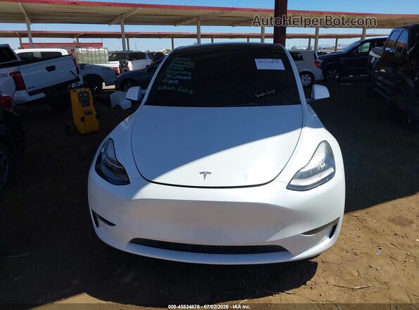 7SAYGDEE2PA093190 2023 TESLA MODEL Y White წინა პანელის ხედი