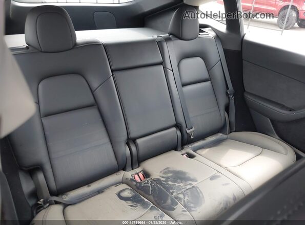 7SAYGDEE2PF594339 2023 TESLA MODEL Y Gray Widok tylnych siedzeń