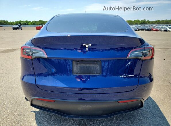7SAYGDEE2PF887397 2023 TESLA MODEL Синий Вид сзади