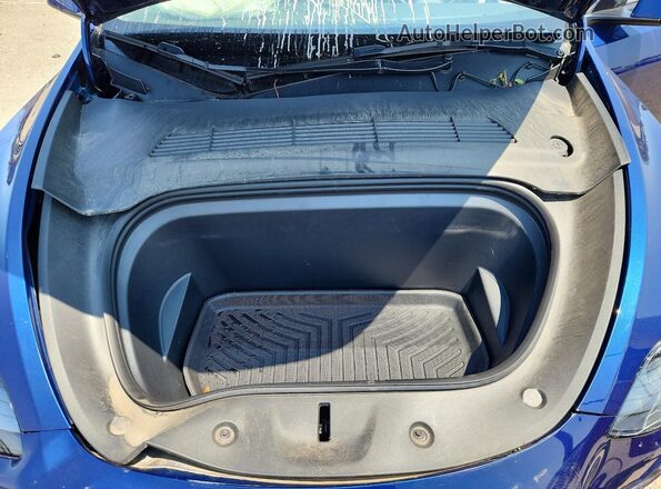 7SAYGDEE2PF887397 2023 TESLA MODEL Синий Вид задней части салона