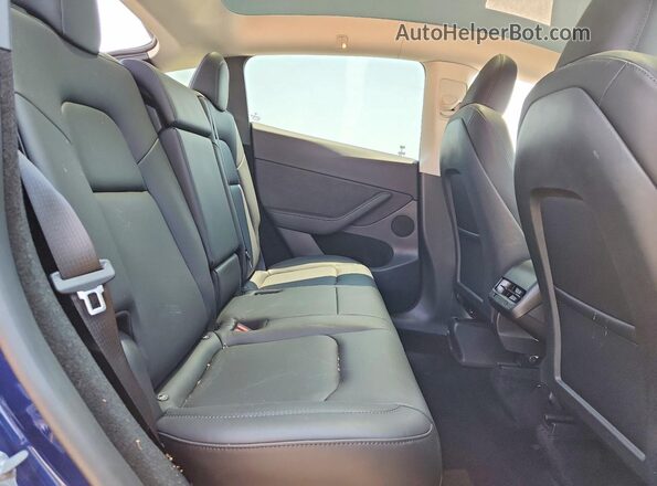 7SAYGDEE2PF887397 2023 TESLA MODEL Синий Вид задних сидений