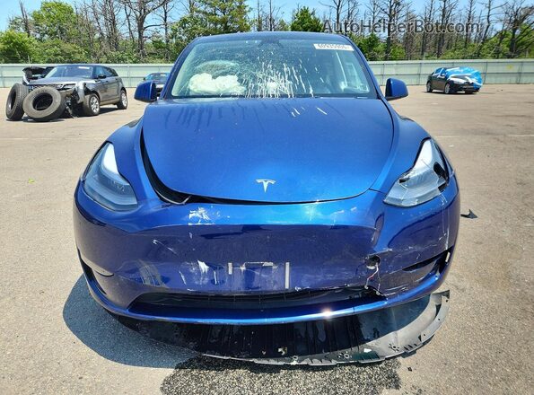 7SAYGDEE2PF887397 2023 TESLA MODEL Синий Вид спереди