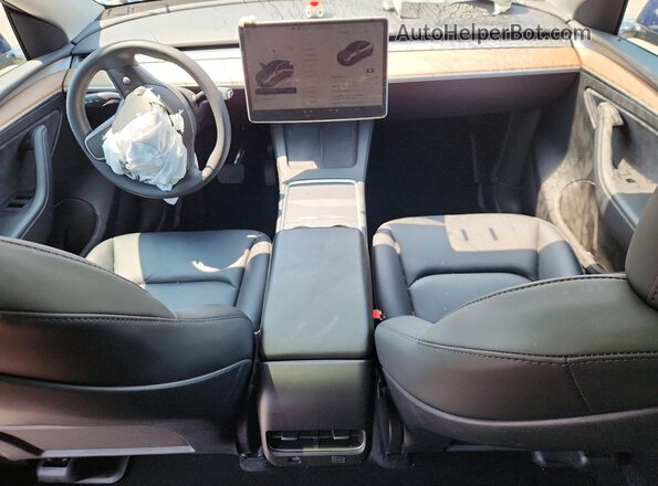 7SAYGDEE2PF887397 2023 TESLA MODEL Синий Вид панели приборов