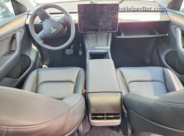 7SAYGDEE2RA222449 2024 TESLA MODEL Gray Vista del salpicadero