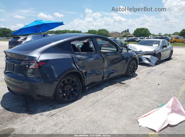 7SAYGDEE2RA255659 2024 TESLA MODEL Y Gray უკანა მარჯვენა