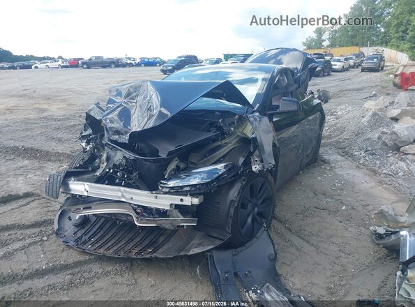 7SAYGDEE2SA366962 2025 TESLA MODEL Y Черный Передняя левая четверть