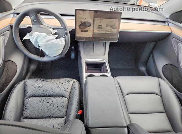 7SAYGDEE2SA367870 2025 TESLA MODEL Black წინა პანელის ხედი